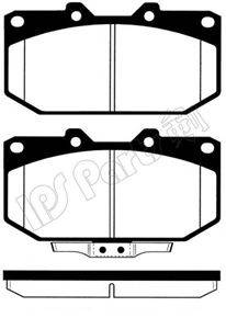 IPS PARTS IBD1147 Комплект гальмівних колодок, дискове гальмо