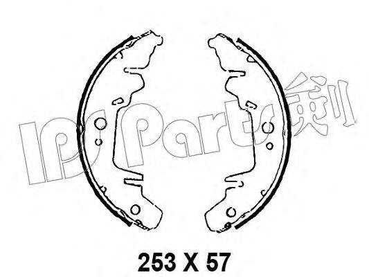 IPS PARTS IBL4097 Гальмівні колодки