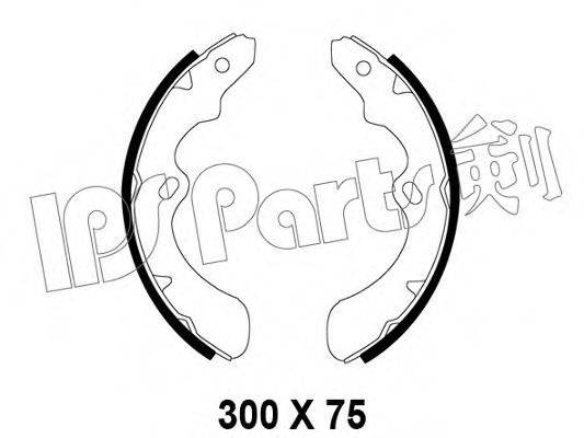 IPS PARTS IBL4133 Гальмівні колодки