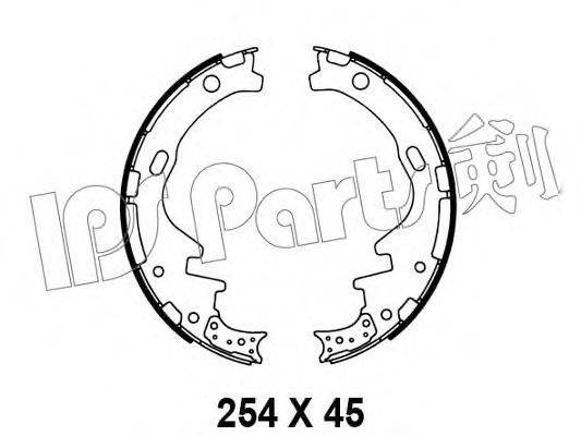 IPS PARTS IBL4135 Гальмівні колодки