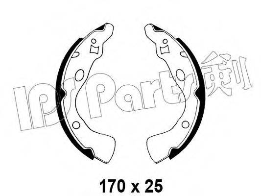 IPS PARTS IBL4330 Гальмівні колодки