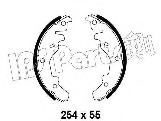 IPS PARTS IBL4342 Гальмівні колодки