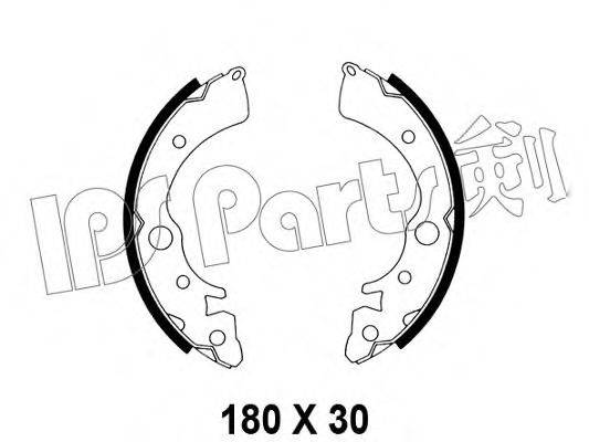 IPS PARTS IBL4403 Гальмівні колодки