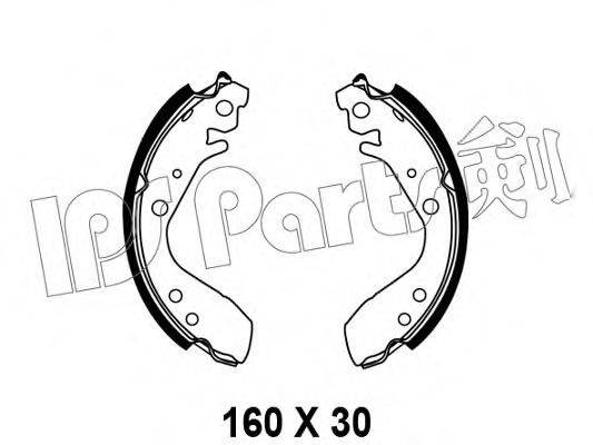 IPS PARTS IBL4493 Гальмівні колодки