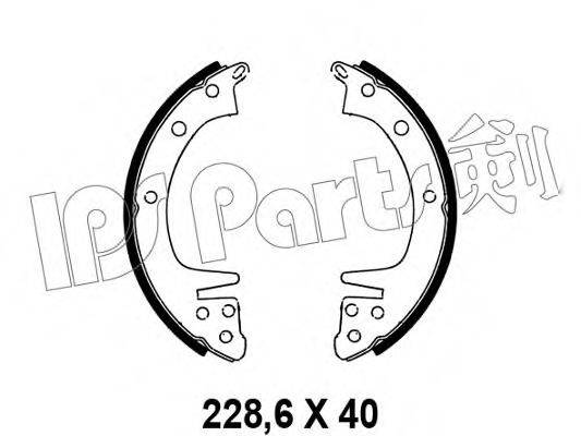 IPS PARTS IBL4502 Гальмівні колодки