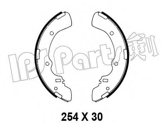 IPS PARTS IBL4528 Гальмівні колодки