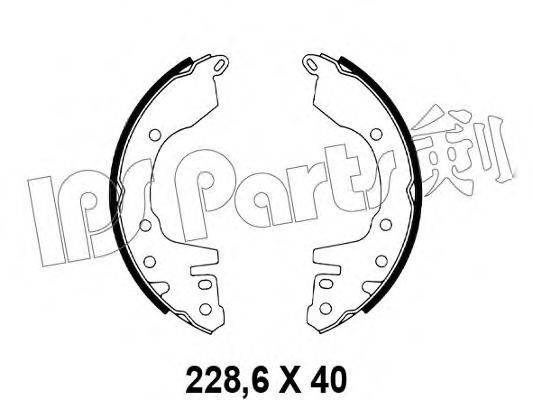 IPS PARTS IBL4529 Гальмівні колодки