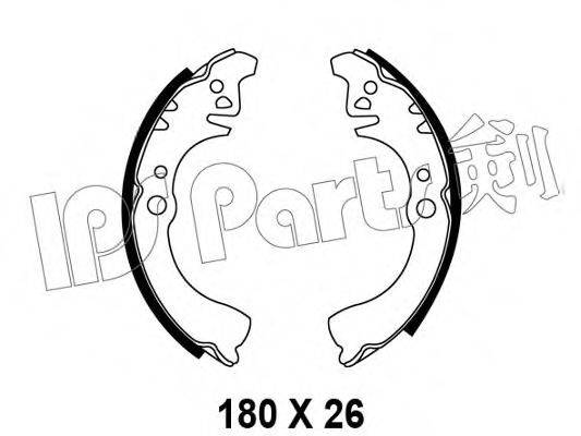 IPS PARTS IBL4611 Гальмівні колодки