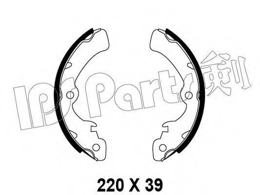 IPS PARTS IBL4801 Гальмівні колодки