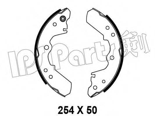 IPS PARTS IBL4904 Гальмівні колодки