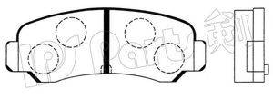 IPS PARTS IBR1207 Комплект гальмівних колодок, дискове гальмо