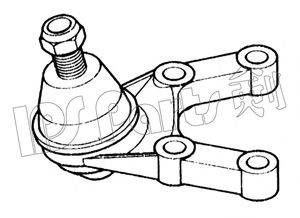 IPS PARTS IJO10523L несучий / напрямний шарнір