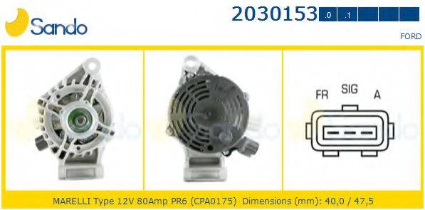 SANDO 20301530 Генератор