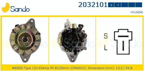 SANDO 20321010 Генератор