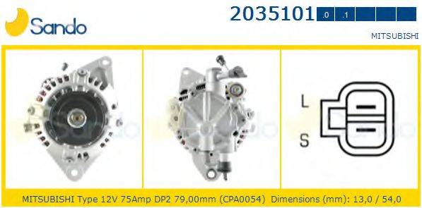 SANDO 20351010 Генератор