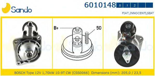 SANDO 60101480 Стартер