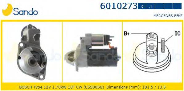 SANDO 60102730 Стартер