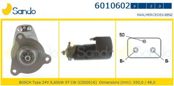 SANDO 60106020 Стартер