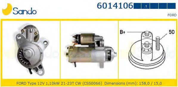 SANDO 60141061 Стартер