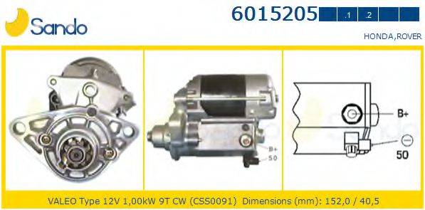 SANDO 60152052 Стартер