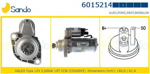 SANDO 60152141 Стартер