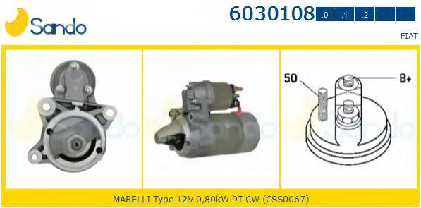 SANDO 60301080 Стартер