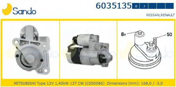 SANDO 60351350 Стартер