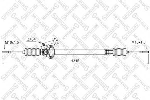 STELLOX 0035010SX Рульовий механізм