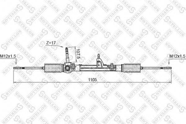 STELLOX 0035011SX Рульовий механізм