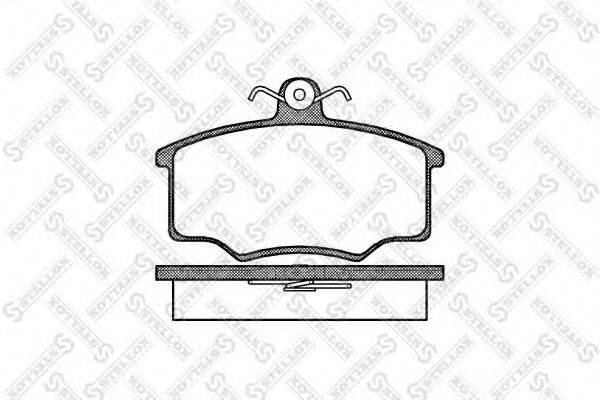 STELLOX 057000SX Комплект гальмівних колодок, дискове гальмо