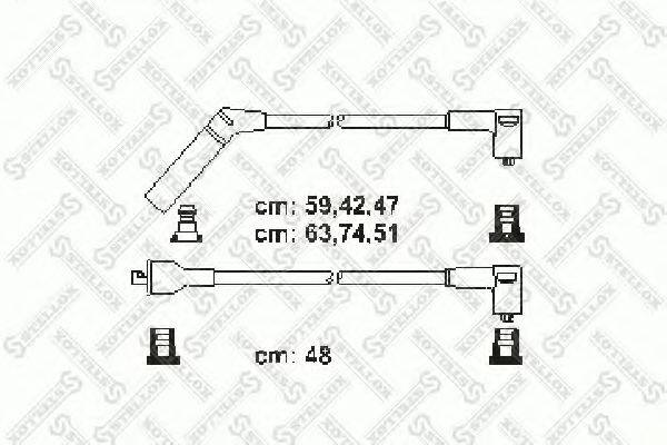 STELLOX 1038206SX Комплект дротів запалювання