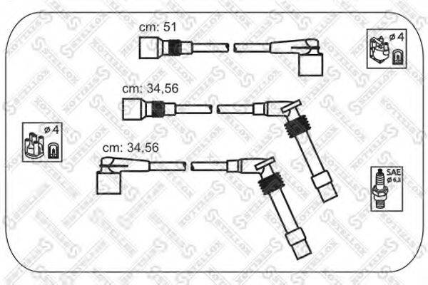 STELLOX 1038538SX Комплект дротів запалювання