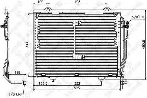 STELLOX 1045055SX Конденсатор, кондиціонер