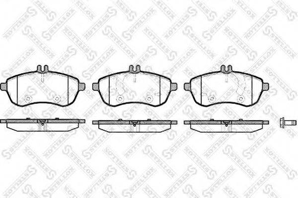 STELLOX 1312000LSX Комплект гальмівних колодок, дискове гальмо
