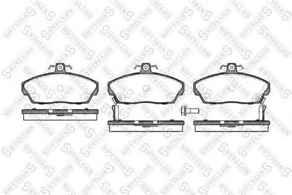 STELLOX 348002BSX Комплект гальмівних колодок, дискове гальмо