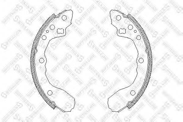 STELLOX 355100SX Комплект гальмівних колодок