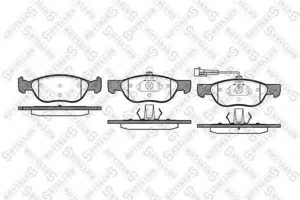 STELLOX 598011BSX Комплект гальмівних колодок, дискове гальмо
