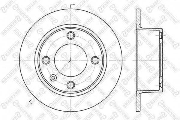 STELLOX 60201920SX гальмівний диск