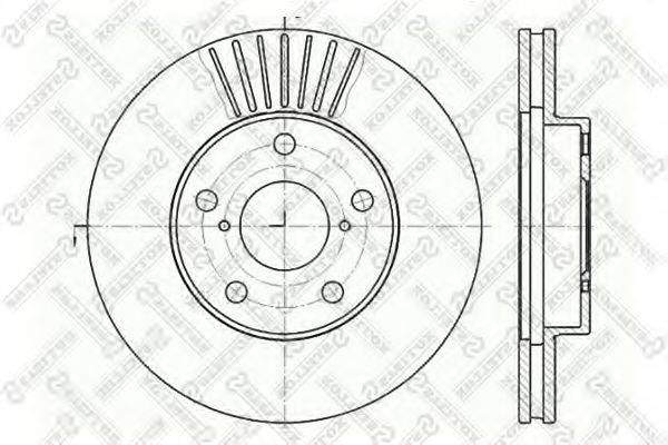 STELLOX 60204578VSX гальмівний диск