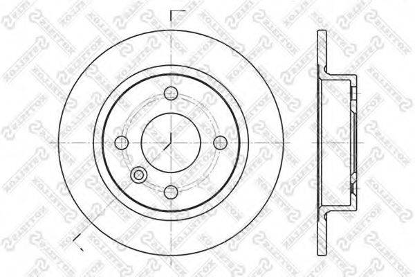 STELLOX 60204824SX гальмівний диск