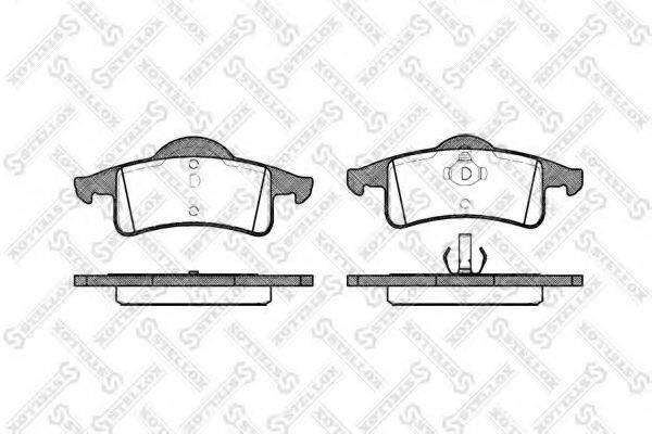 STELLOX 769000BSX Комплект гальмівних колодок, дискове гальмо