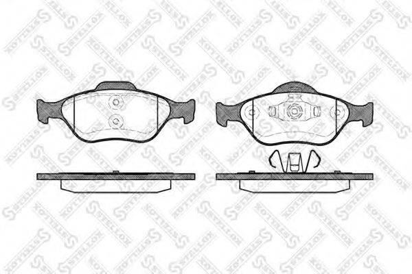 STELLOX 777000SX Комплект гальмівних колодок, дискове гальмо
