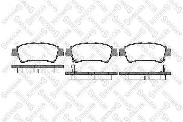 STELLOX 831002SX Комплект гальмівних колодок, дискове гальмо