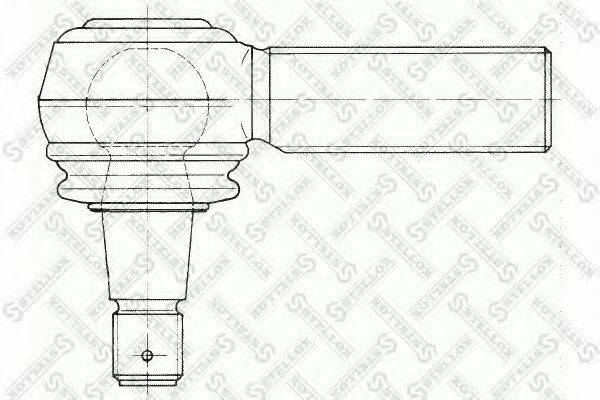 STELLOX 8434012SX Наконечник поперечної кермової тяги