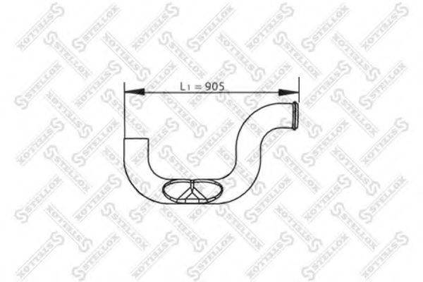 STELLOX 8203770SX Труба вихлопного газу