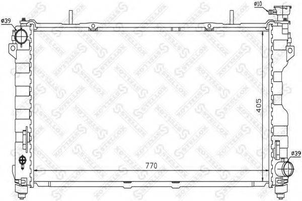 STELLOX 1025475SX Радіатор, охолодження двигуна