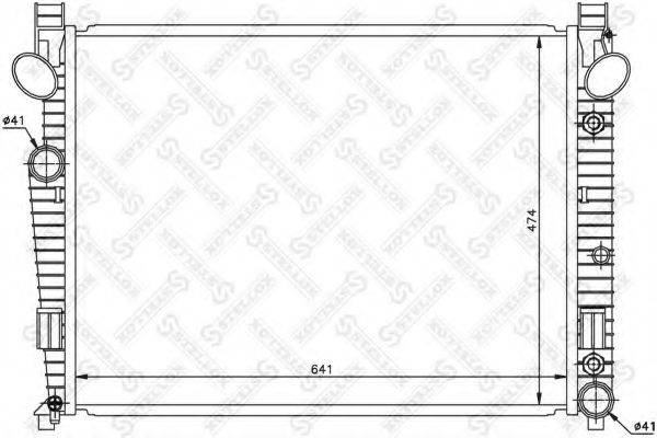 STELLOX 1025929SX Радіатор, охолодження двигуна