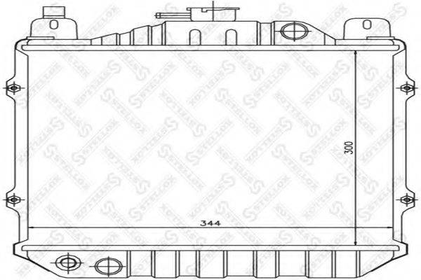 STELLOX 1026237SX Радіатор, охолодження двигуна