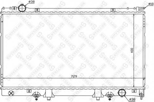 STELLOX 1026294SX Радіатор, охолодження двигуна