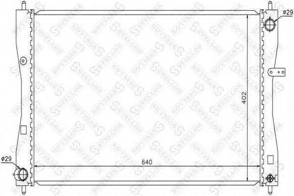 STELLOX 1026696SX Радіатор, охолодження двигуна